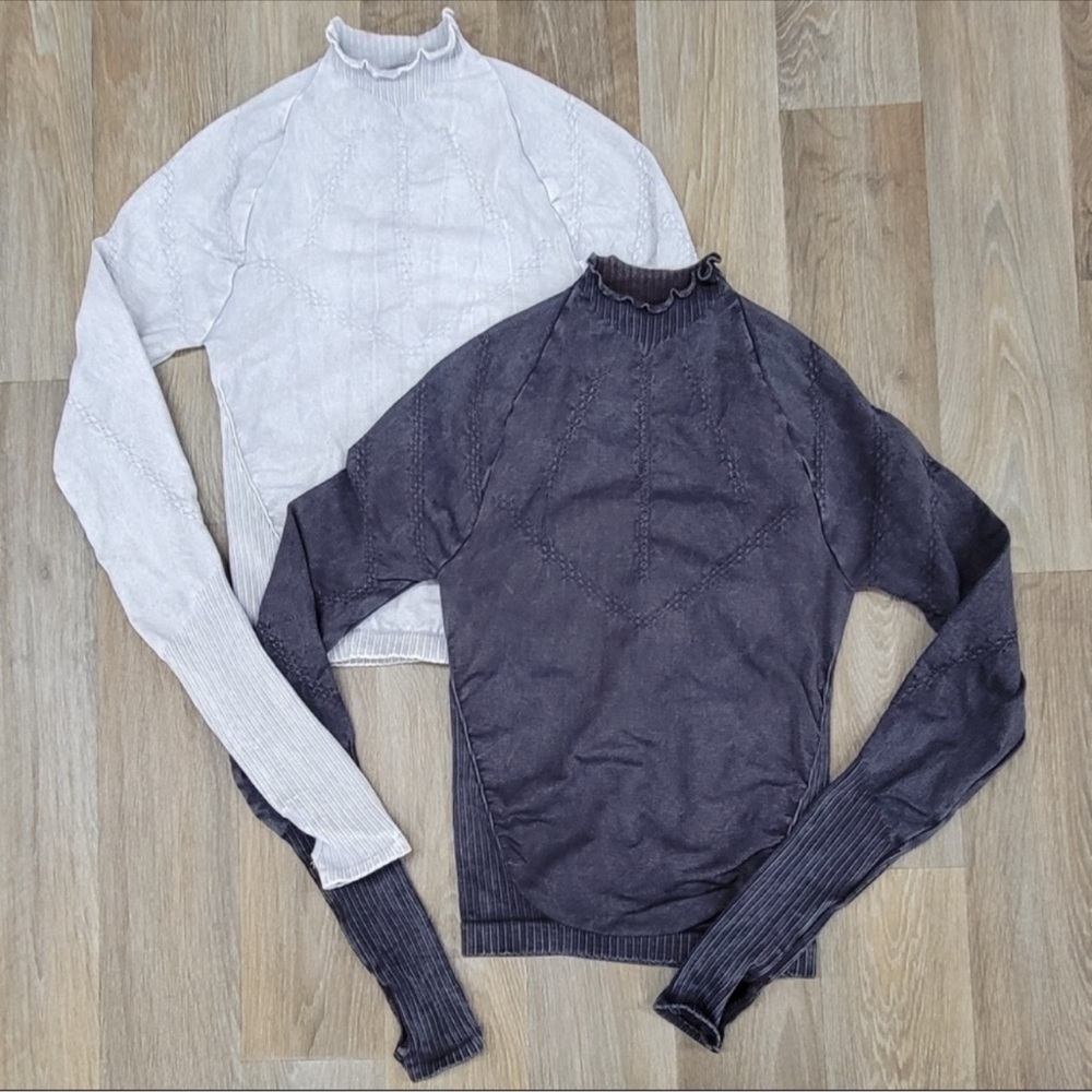 NEW [2-Pack] Free People Good Karma Hi Neck Layering Top